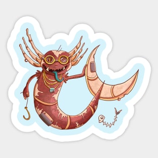 Oscar the Mermay Sticker